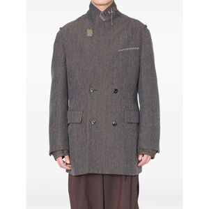 Kolor Men "Jacket 02" Split Double Breast Coat